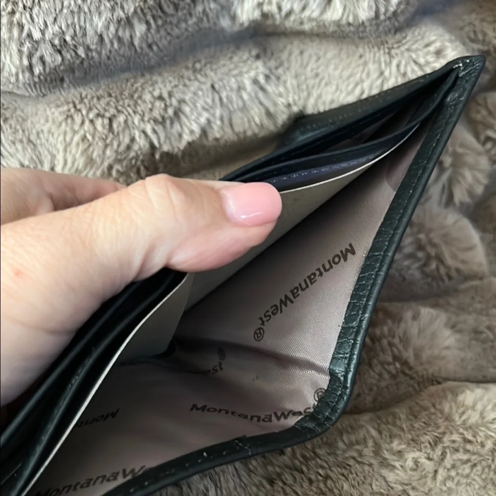 Montana West Black Wallet Leather Accessory
